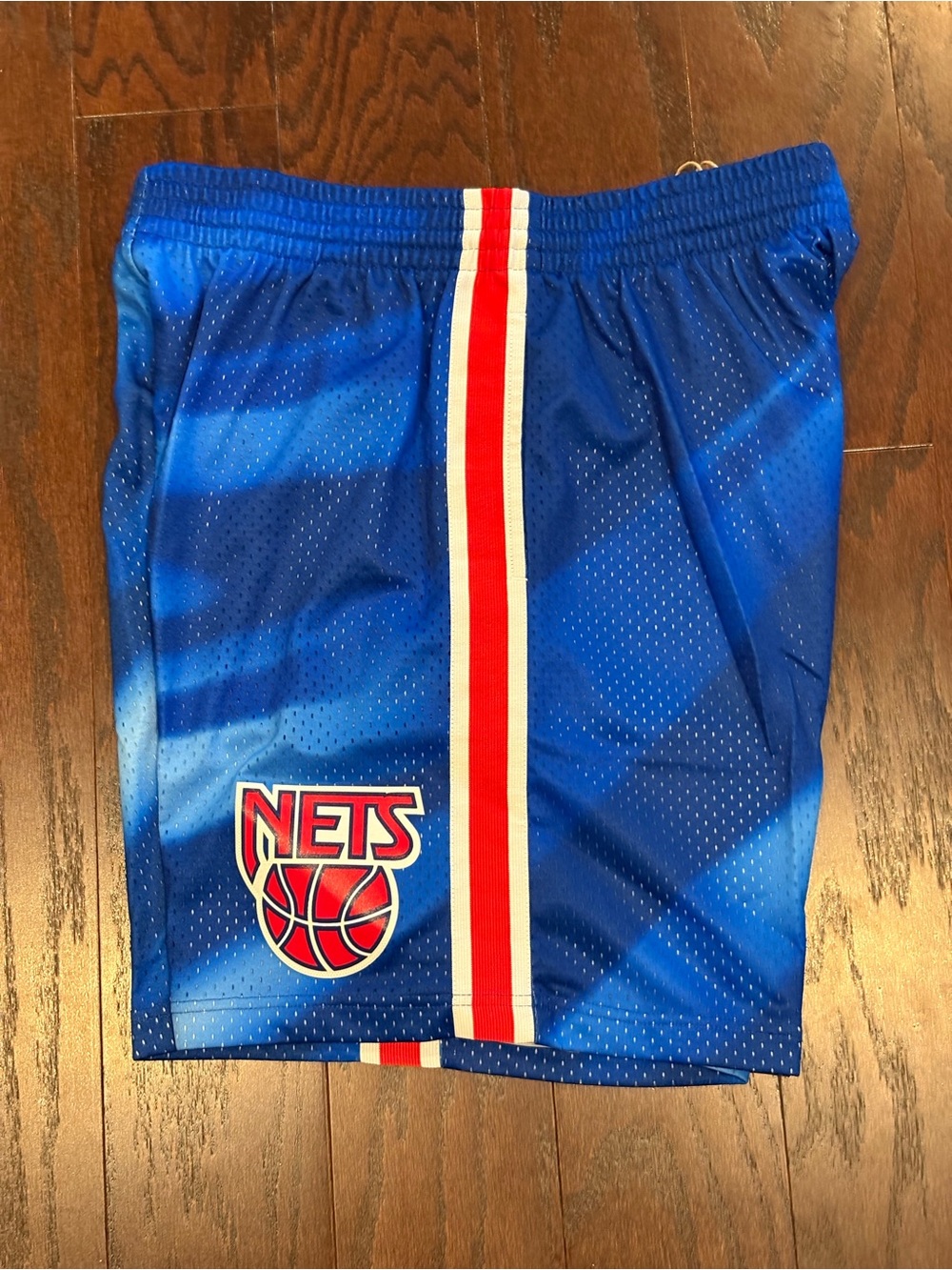 Mitchell & Ness 1990 New Jersey Nets NBA Hardwood Classics Swingman Shorts L NWT